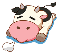 Momo Cow sticker #5615094