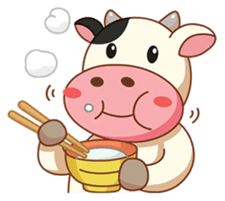 Momo Cow sticker #5615106