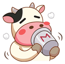 Momo Cow sticker #5615107