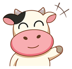 Momo Cow sticker #5615120
