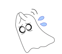 Always cheerful ghost sticker #5615293