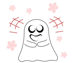 Always cheerful ghost sticker #5615294