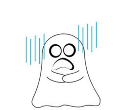 Always cheerful ghost sticker #5615296