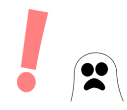 Always cheerful ghost sticker #5615299