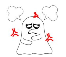 Always cheerful ghost sticker #5615319