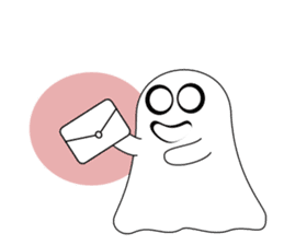 Always cheerful ghost sticker #5615321