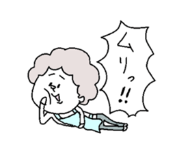 She is a mother. sticker #5615750