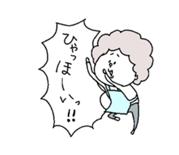 She is a mother. sticker #5615752