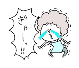 She is a mother. sticker #5615759