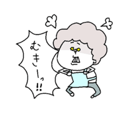 She is a mother. sticker #5615760