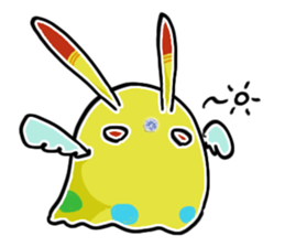 Rabbit slime monsters sticker #5616522