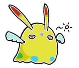 Rabbit slime monsters sticker #5616522