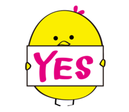 Pico of chick sticker #5616674