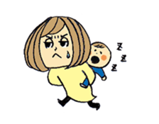 One Touch Mama's Sticker sticker #5617199