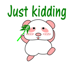 Pink Panda is pretty sticker #5618021