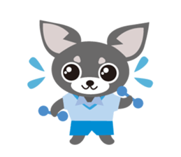 Golf Chihuahua sticker #5618063