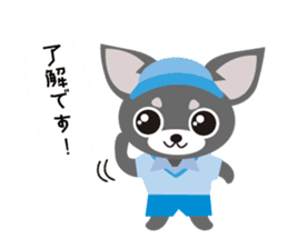 Golf Chihuahua sticker #5618067