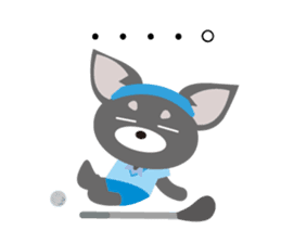 Golf Chihuahua sticker #5618073