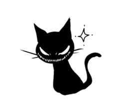 Shadow cat(2) sticker #5618244