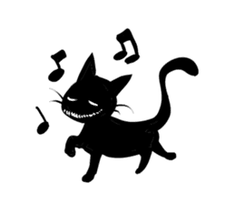 Shadow cat(2) sticker #5618245