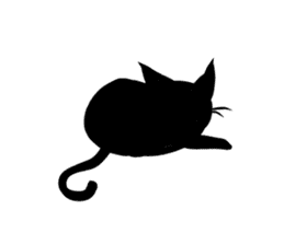 Shadow cat(2) sticker #5618246