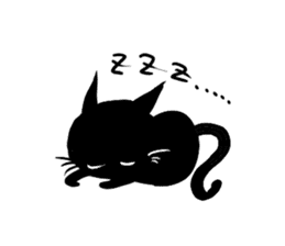 Shadow cat(2) sticker #5618254