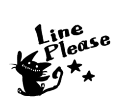 Shadow cat(2) sticker #5618259