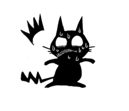 Shadow cat(2) sticker #5618264