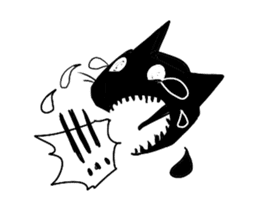 Shadow cat(2) sticker #5618265