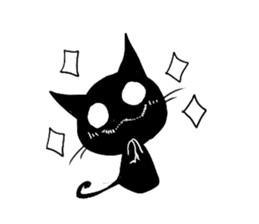 Shadow cat(2) sticker #5618268