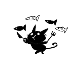 Shadow cat(2) sticker #5618273