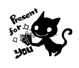 Shadow cat(2) sticker #5618276