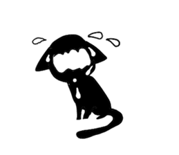 Shadow cat(2) sticker #5618277