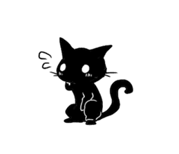 Shadow cat(2) sticker #5618280