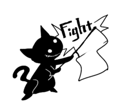 Shadow cat(2) sticker #5618281