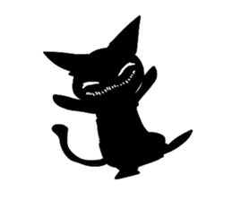 Shadow cat(2) sticker #5618282