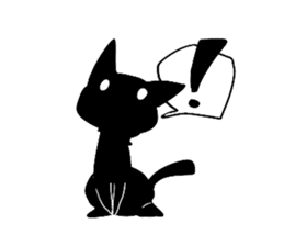 Shadow cat(2) sticker #5618283