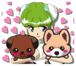 ryukyu dog and friends international sticker #5618444