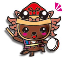 ryukyu dog and friends international sticker #5618475