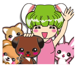 ryukyu dog and friends international sticker #5618486