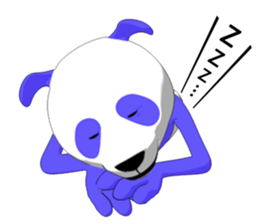Life of the blue panda sticker #5618576