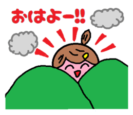 Dumping hair of girl sticker #5618702