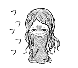 rakugaki Kuromi-chan sticker #5619284