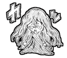 rakugaki Kuromi-chan sticker #5619291