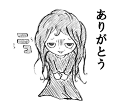 rakugaki Kuromi-chan sticker #5619292