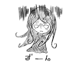 rakugaki Kuromi-chan sticker #5619304