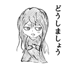 rakugaki Kuromi-chan sticker #5619305