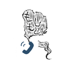 rakugaki Kuromi-chan sticker #5619322