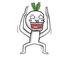 RadishMan! sticker #5619592