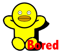 The yellow bird men[english] sticker #5620098